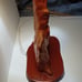 Vintage Cypress Wood Lamp