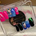 Hand Drawn Dexter and DeeDee acrylic nails
