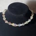 Vintage Crystal Glass Choker AB Necklace