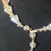 Vintage Crystal Glass Choker AB Necklace