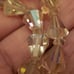 Vintage Crystal Glass Choker AB Necklace