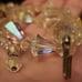 Vintage Crystal Glass Choker AB Necklace