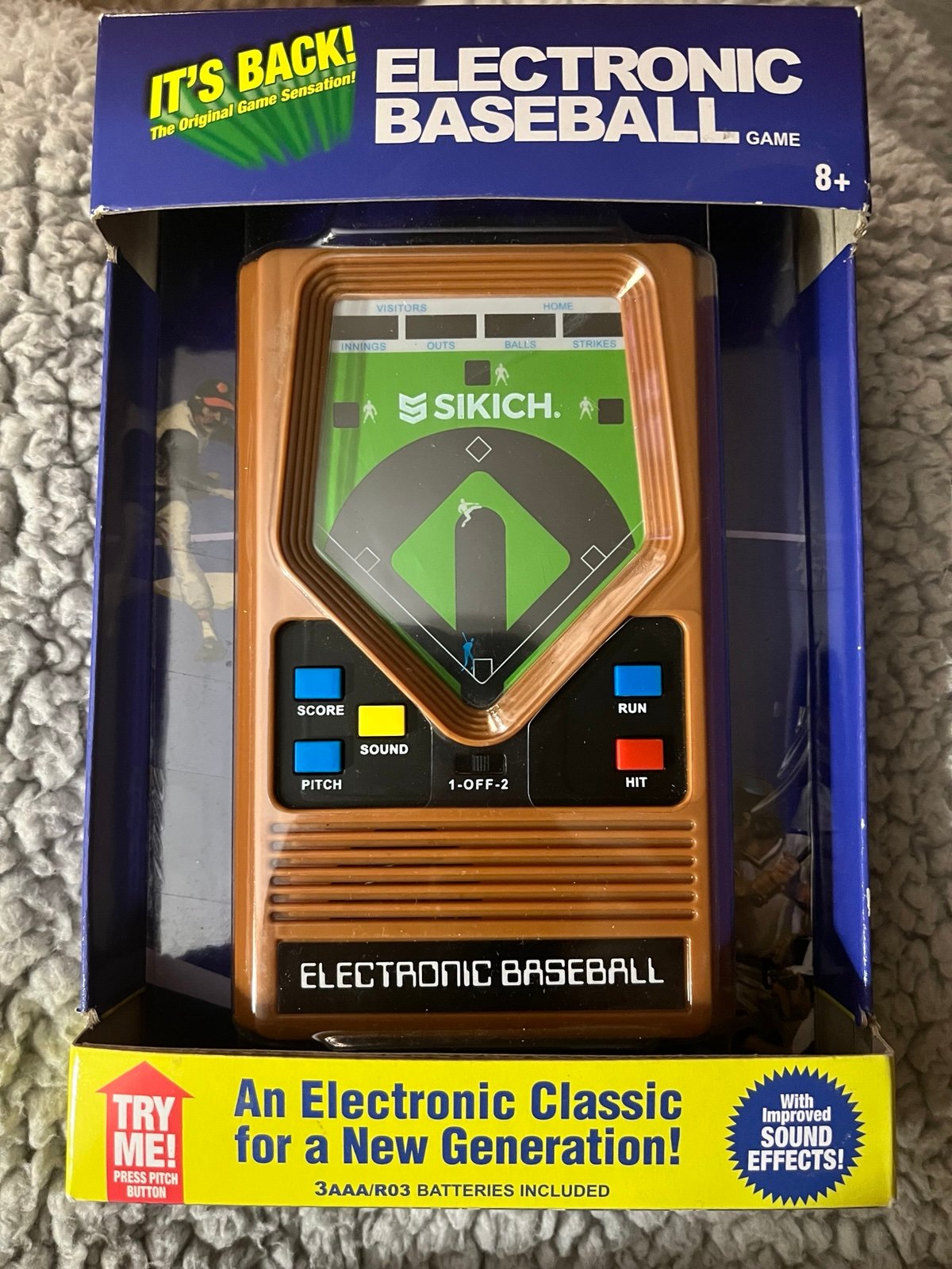 2016 Mattel Electronics Baseball handheld electronic game band new in box