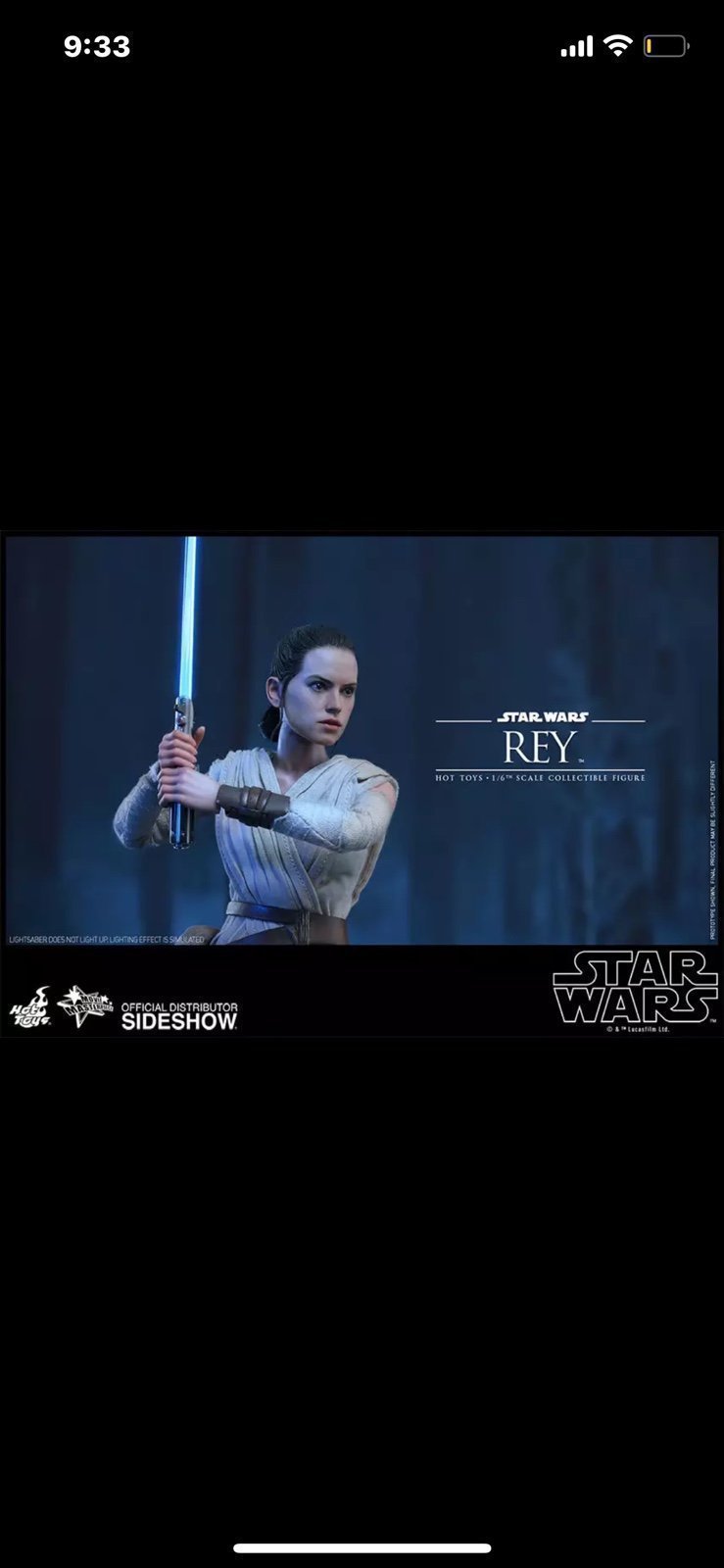NEW STAR WARS THE FORCE AWAKENS REY 1/6 scale Hot toys MMS336