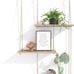 3 Tier Boho Wall Decor Plant Rack Floating Shelves