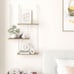 3 Tier Boho Wall Decor Plant Rack Floating Shelves