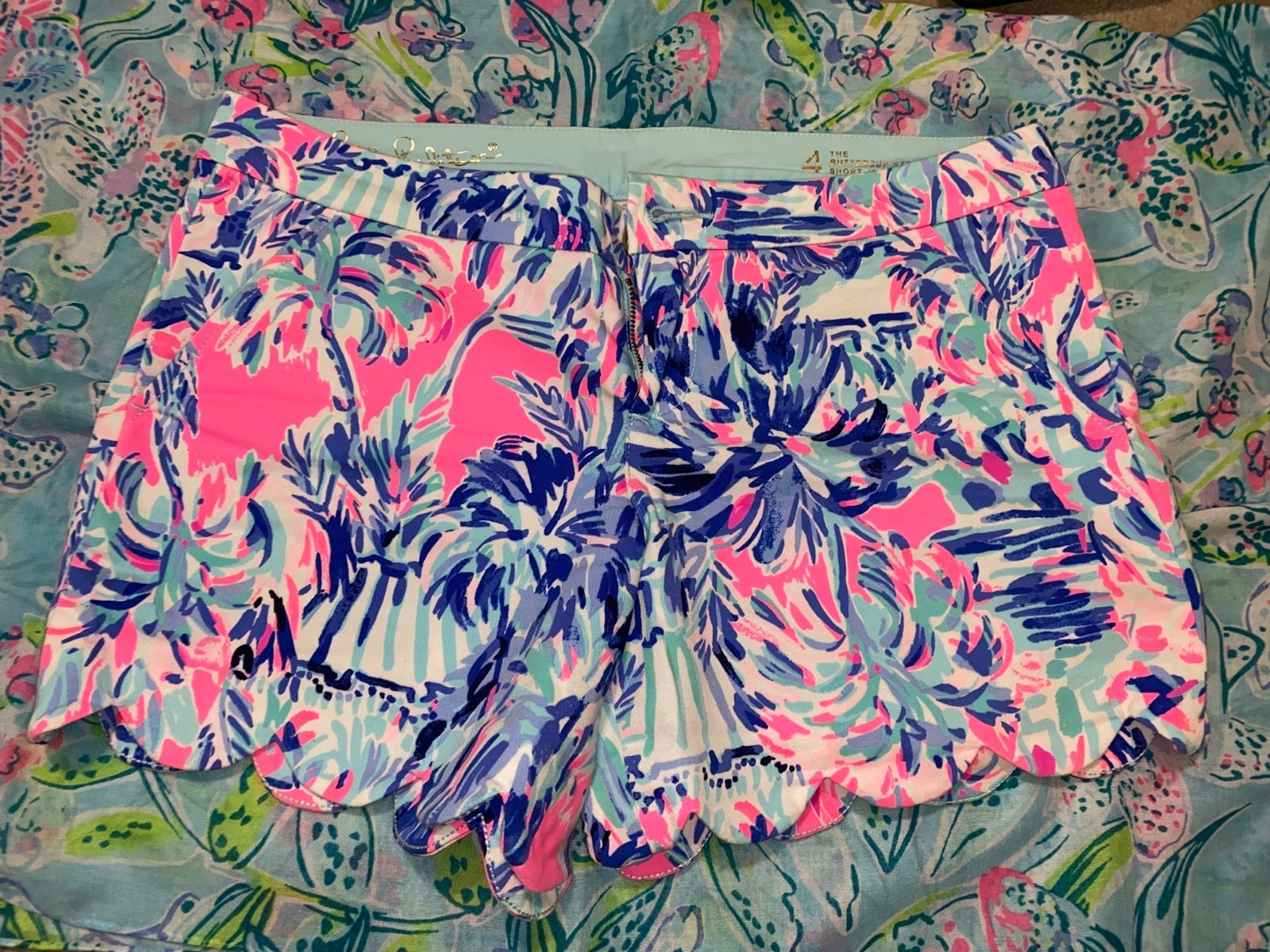 Lilly Pulitzer Callahan Stetch Shorts Cabana Cocktail