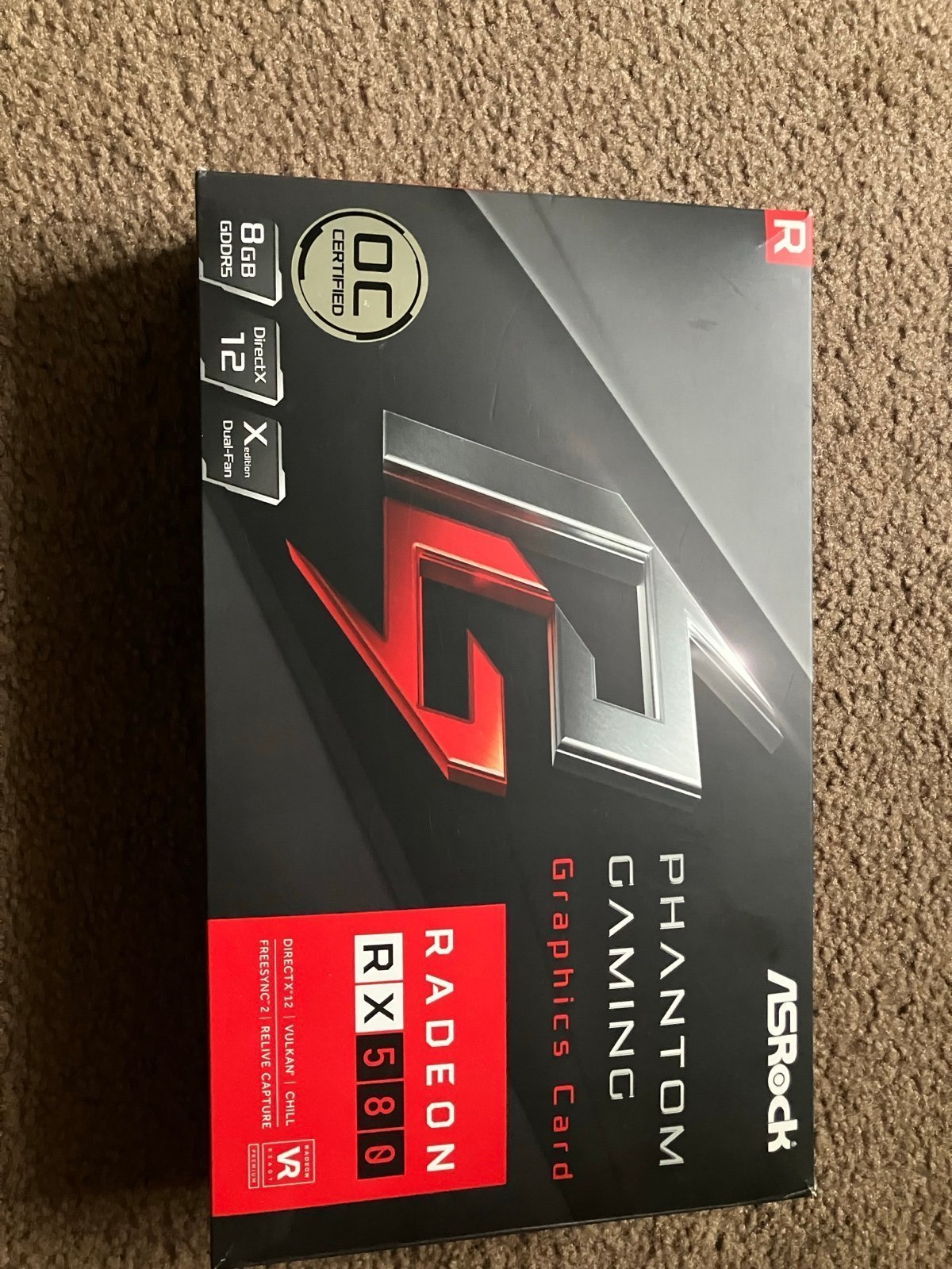 Asrock Phantom Gaming RX 580 OC 8GB