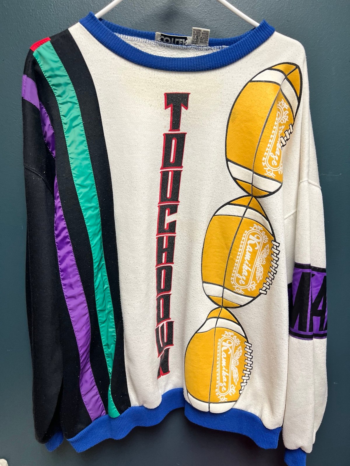 Vintage Kamikaze 1980’s Touchdown Tightend football crewneck