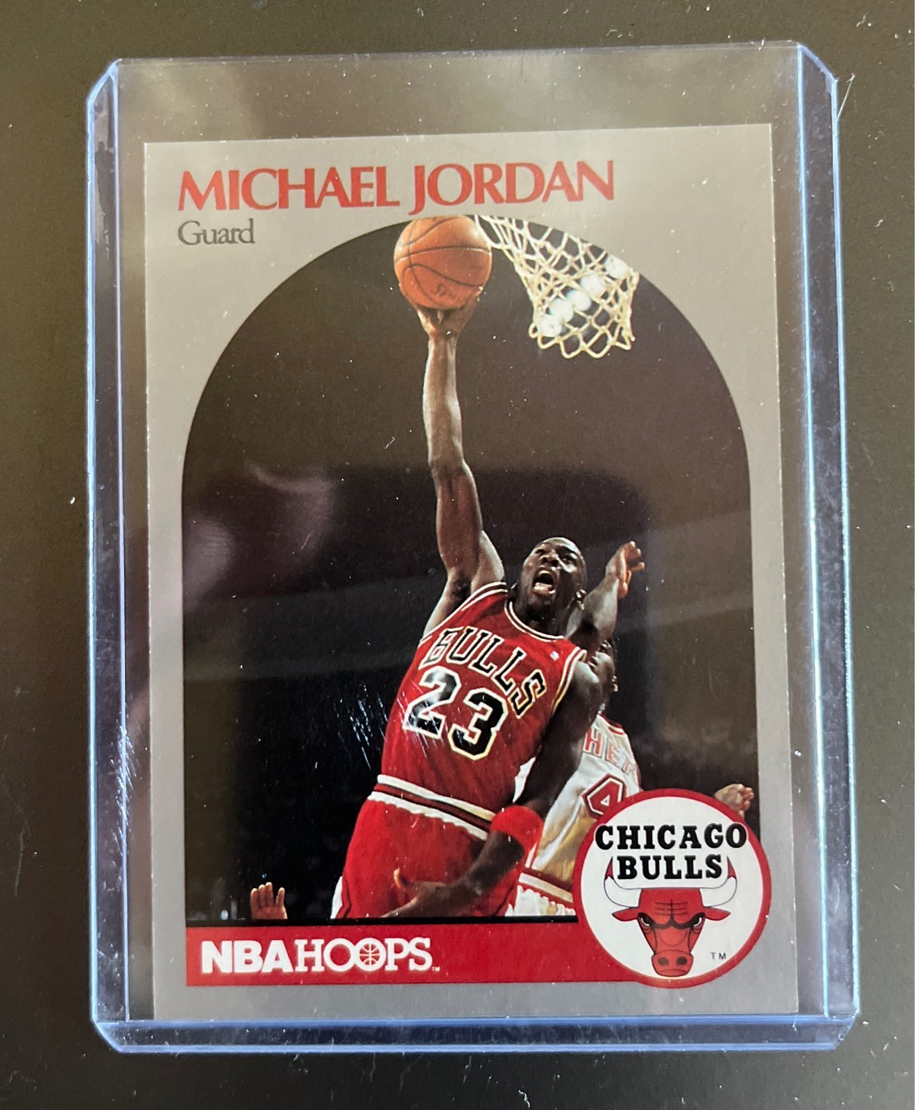 '90 NBA Hoops-Michael Jordan card #65