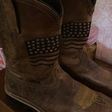 Hoss pull on work boot