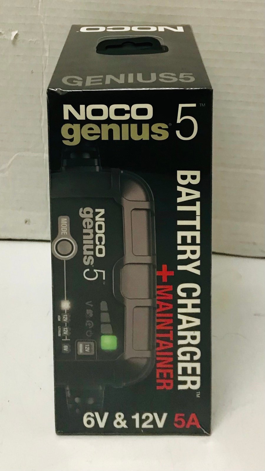 NOCO GENIUS5, 5A Smart Car Battery Charger, 6V and 12V Automotive Charger