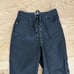 LPA - Fei 100% Leather Lace Up Front Moto Pants in Black