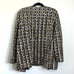 Vintage Teddi Women Blazer Jacket Size 1X Gold Silver Disco Sequin Glam Fancy
