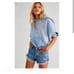 FREE PEOPLE FRAYED HEM JEAN SHORTS SIZE 31