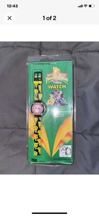 Green Ranger Vintage Watch 1993 Power Rangers Never Open