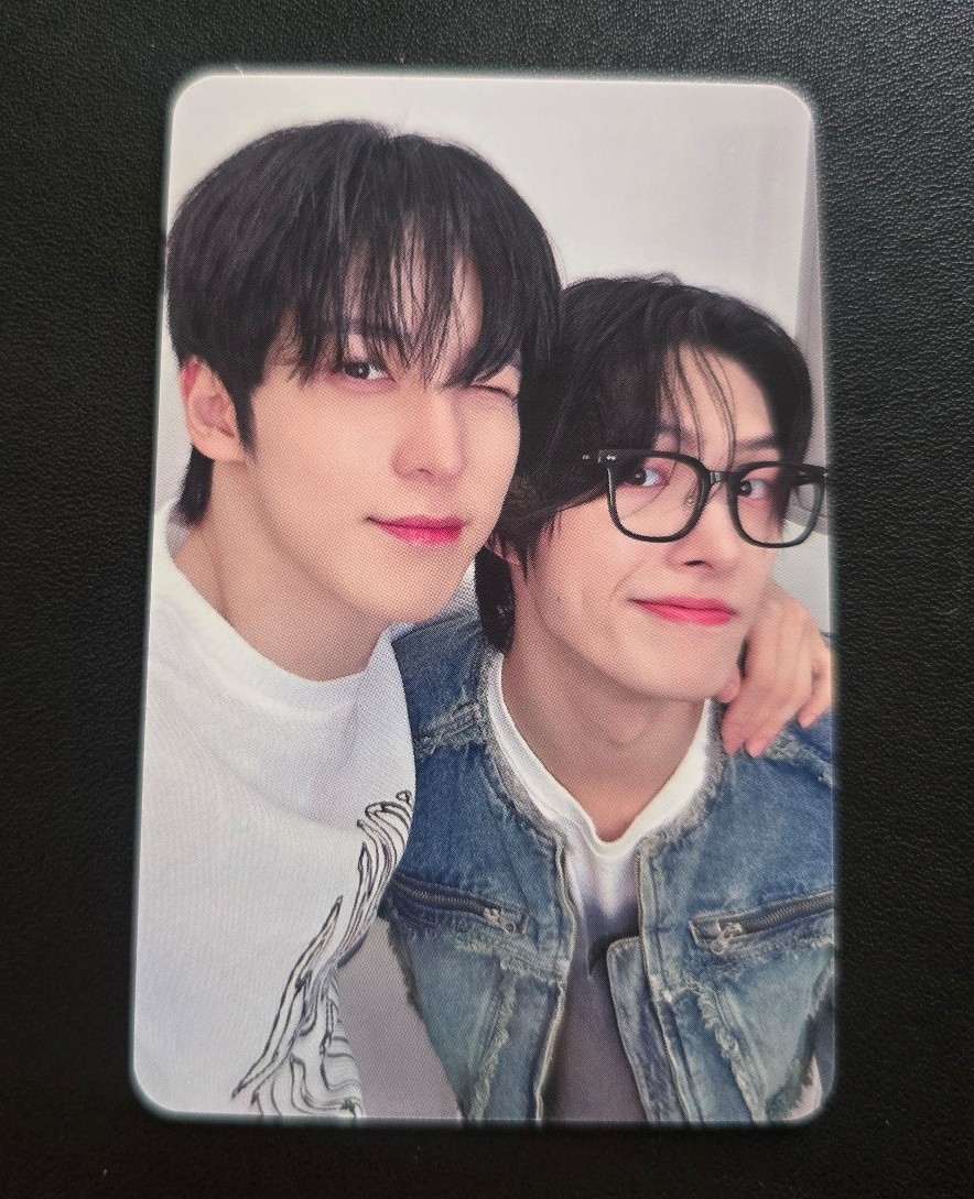 ATEEZ Yunho & Mingi Golden Hour Pt. 3 Makestar Lucky Draw Unit Photocard