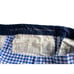 Talbots blue gingham girlfriend chino shorts size 2