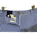 Talbots blue gingham girlfriend chino shorts size 2