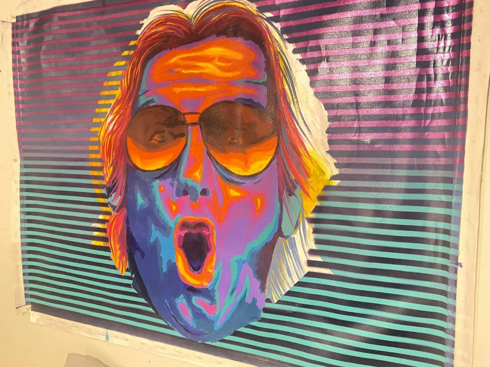 Ric Flair Acrylic Painting on canvas