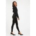 SPANX Black Velvet Leggings Size XL/TG