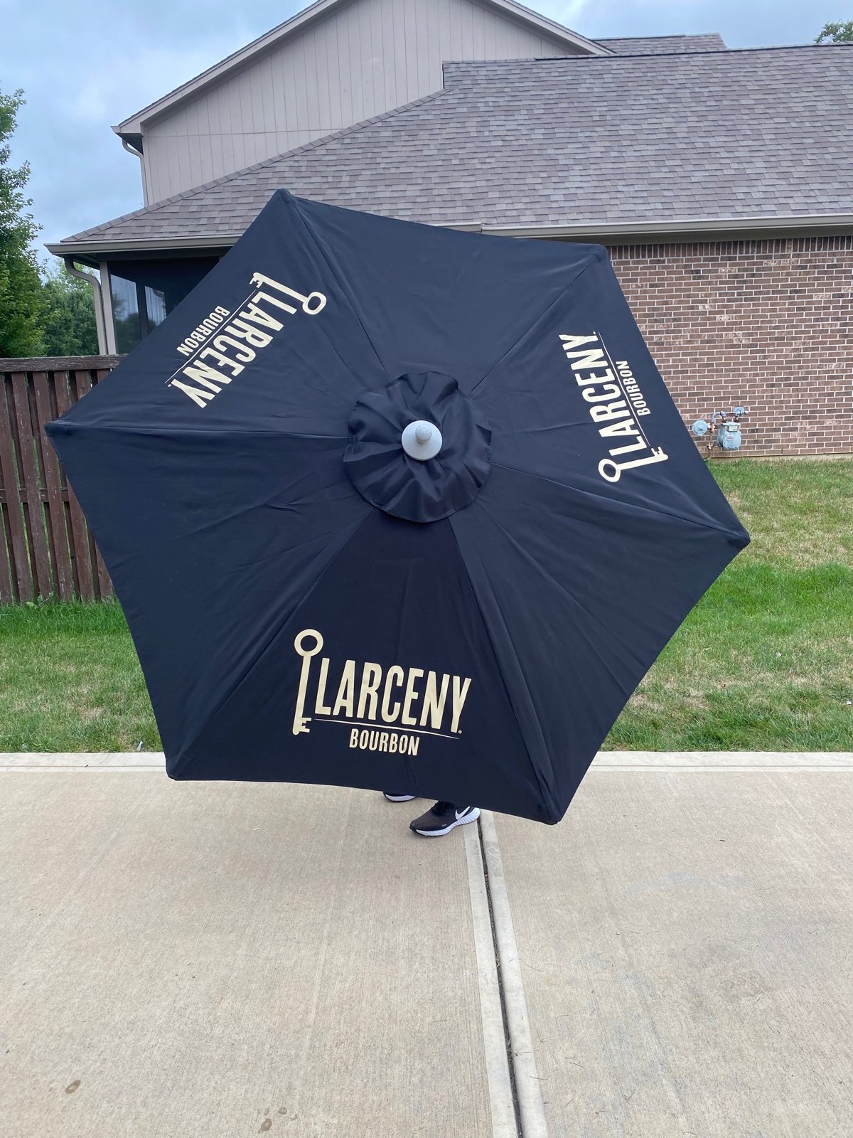 New in box Larceny Bourbon patio umbrella