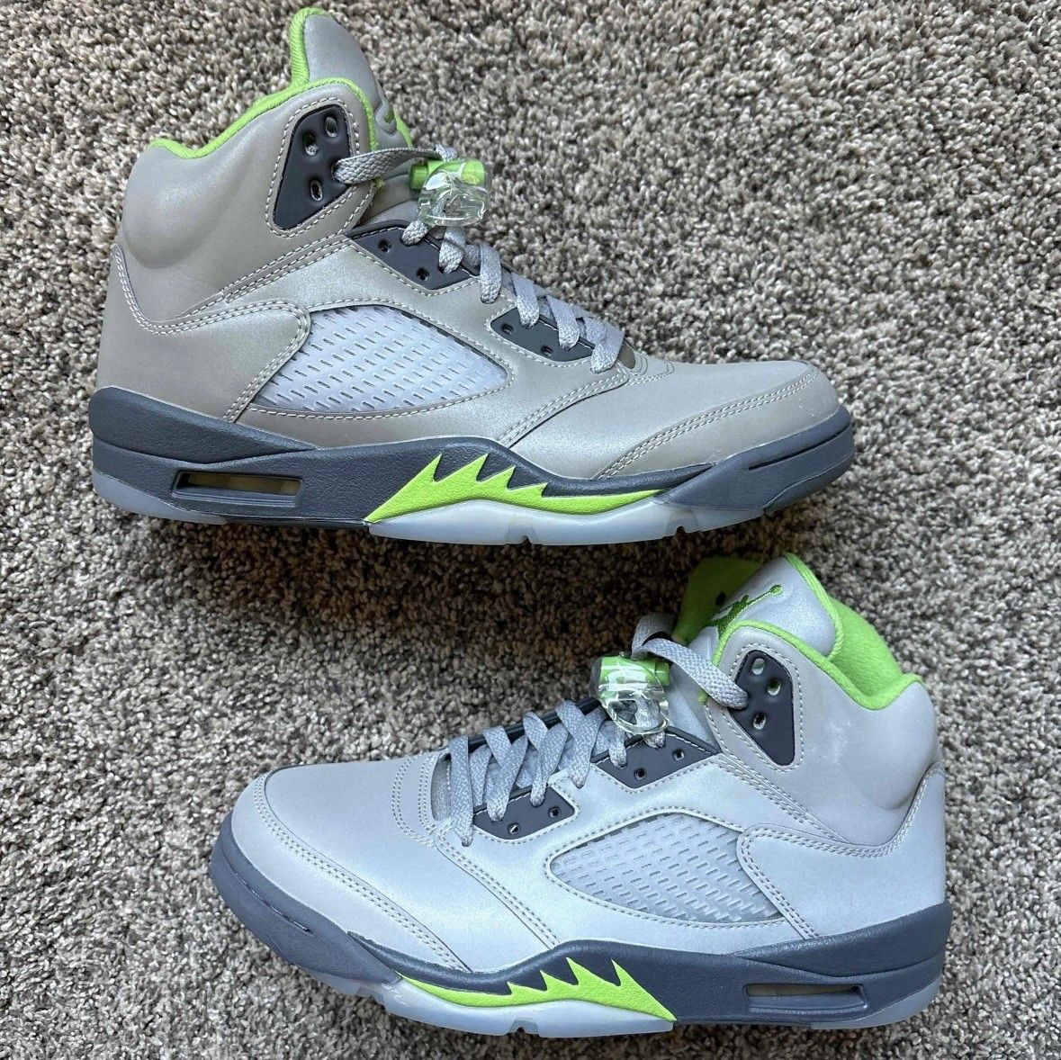 Nike Air Jordan 5 Retro Green Bean Size 8 Men's