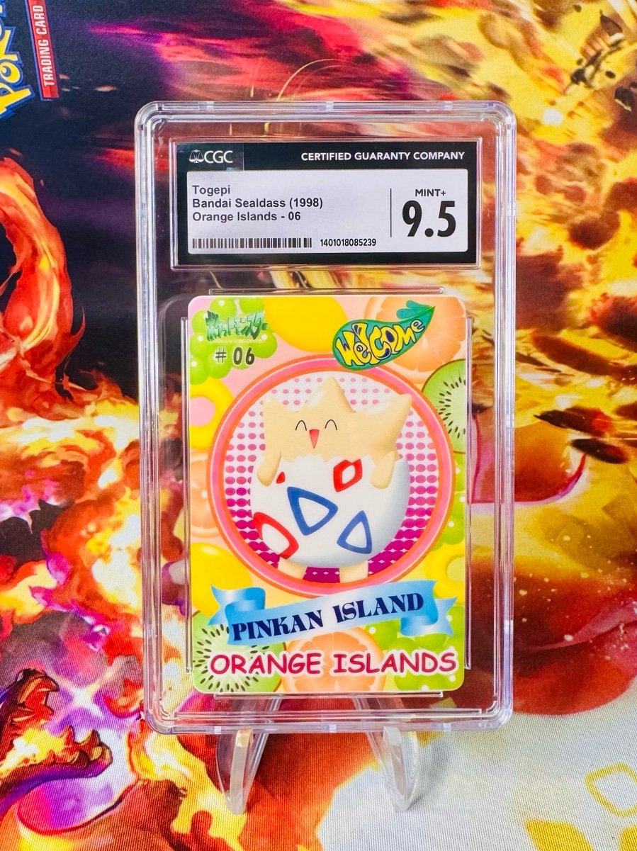 Togepi- Bandai Sealdass (1998) - Orange Islands