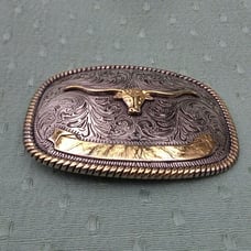 Longhorn Belt Buckle
