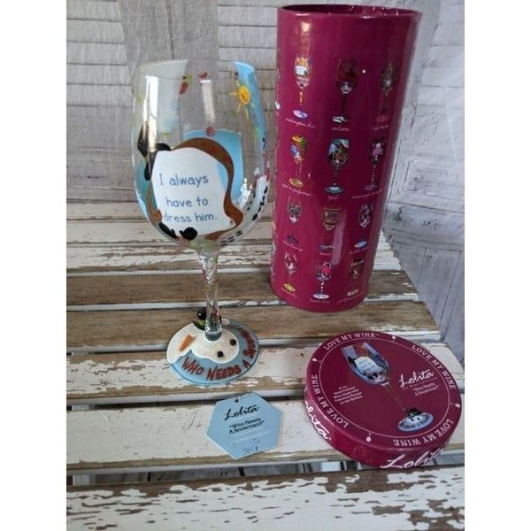 Lolita who needs a snowman holiday wine
