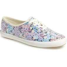 NWOT, Keds x Kate Spade New York Daisy Garden floral glitter sneakers women's 7