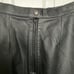 Vintage Black Leather Skirt Size 10