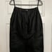 Vintage Black Leather Skirt Size 10