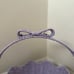 Purple Bow Scalloped Easter Basket TIKTOK VIRAL