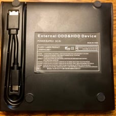 External Blu ray player
