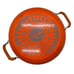 Vintage Orange Cast Iron Light Paella Pan ~12