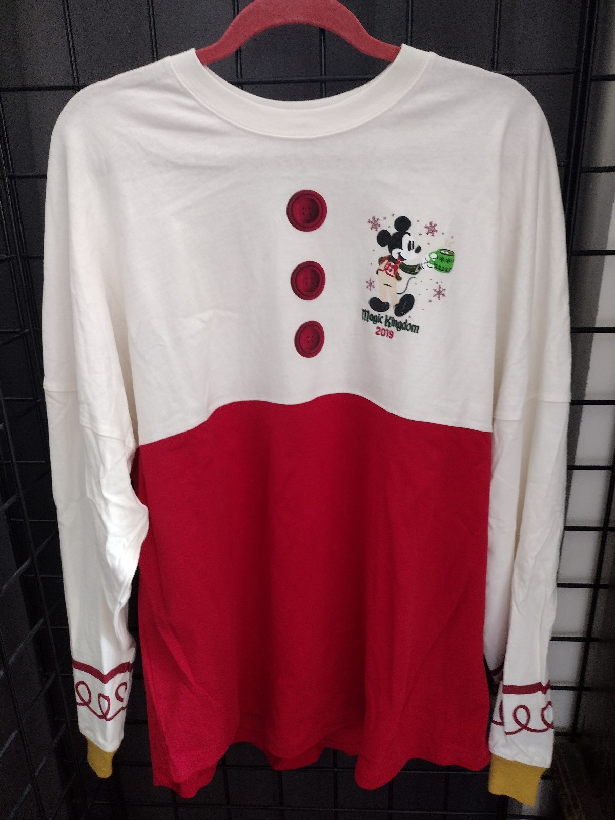 Disney Mickey's Very Merry Christmas Party 2019 Jersey Size L