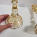 Marigold Carnival Glass Iridescent Home Decor 8 Candlestick Holder FREE SHIP