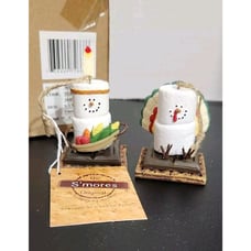 S'mores Original Midwest of Cannon Falls Marshmallow Turkey Indian Ornament New