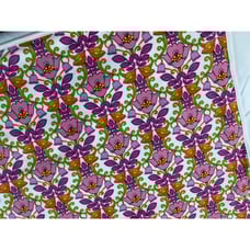 Vera Bradley Lilli Bell Baby Blanket Trim White Pink Flowers Reversible