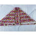 Vera Bradley Lilli Bell Baby Blanket Trim White Pink Flowers Reversible