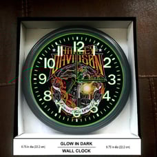 Harley-davidson Glow In The Dark Wall Clock Bagger Low Rider Sportster Softail