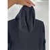 ATHLETA Inner Twist Wrap Pullover Hooded Athletic top athleisure black neutral