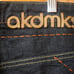 Akdmks Colored Stitching Embroidered Baggy Streetwear Y2k 90s Denim Jean's 40
