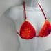 Handmade Napper brand granny square string bikini top halter adjustable any size