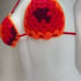 Handmade Napper brand granny square string bikini top halter adjustable any size