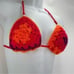 Handmade Napper brand granny square string bikini top halter adjustable any size