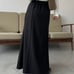 Capricieux le Magie Flare Maxi Skirt, Black, Size 36
