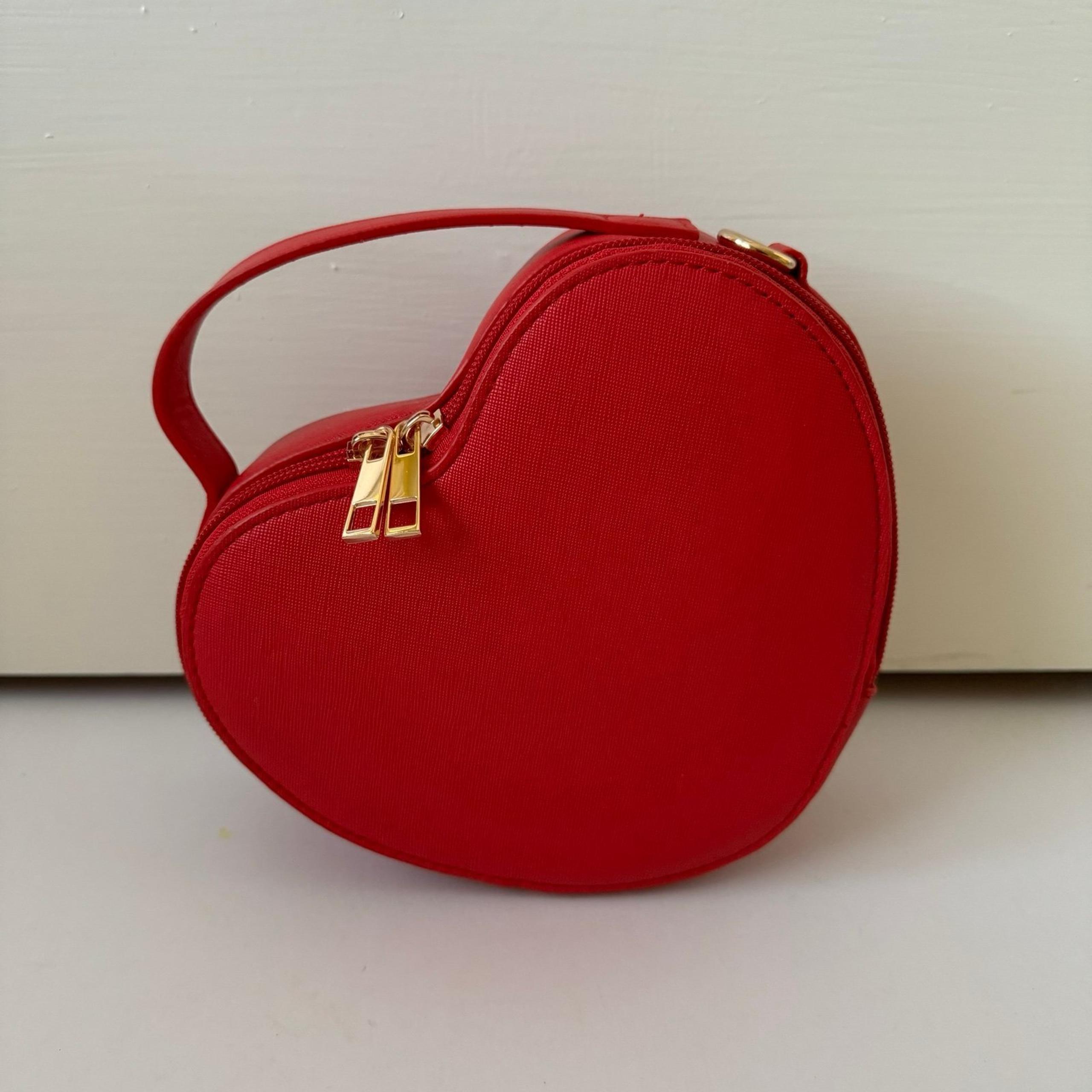 Like Dreams Red Heart Crossbody Bag