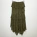 Misa Los Angeles Kiana Skirt In Green Dot Small